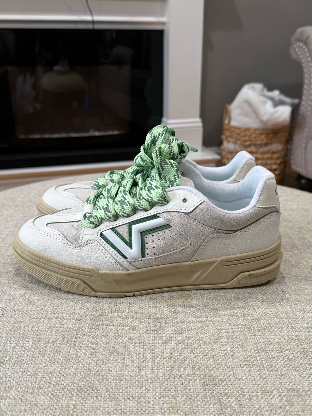 Vans Upland Low Cut Fat Lace P.Gree VN000D70E2Y Men's Size 7